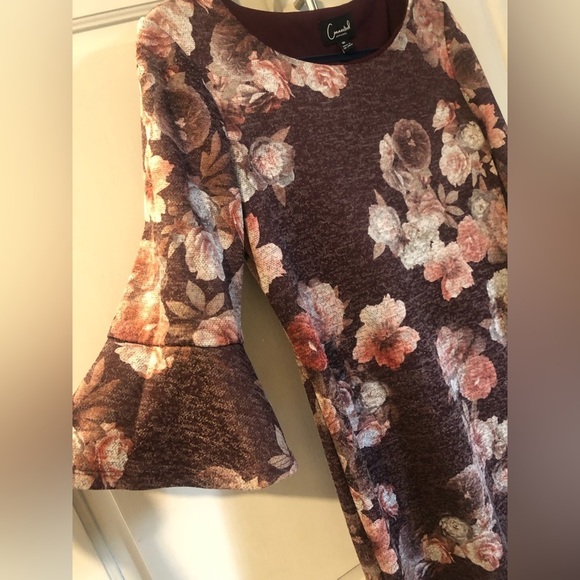 Connected Apparel floral Dress sz 8 - Picture 3 of 6